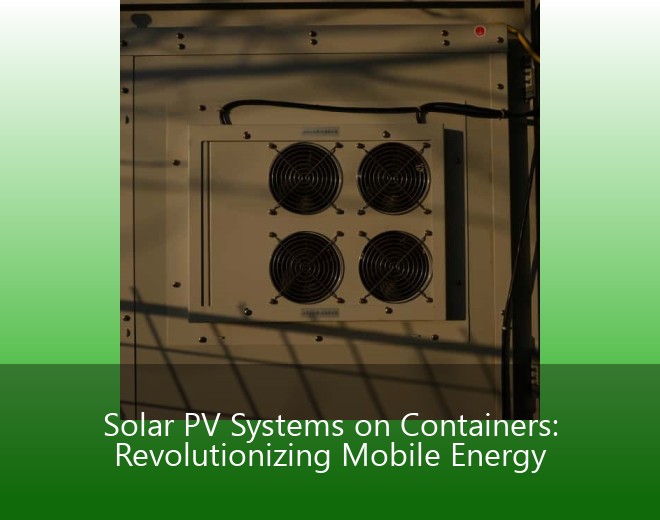 Solar PV Systems on Containers: Revolutionizing Mobile Energy